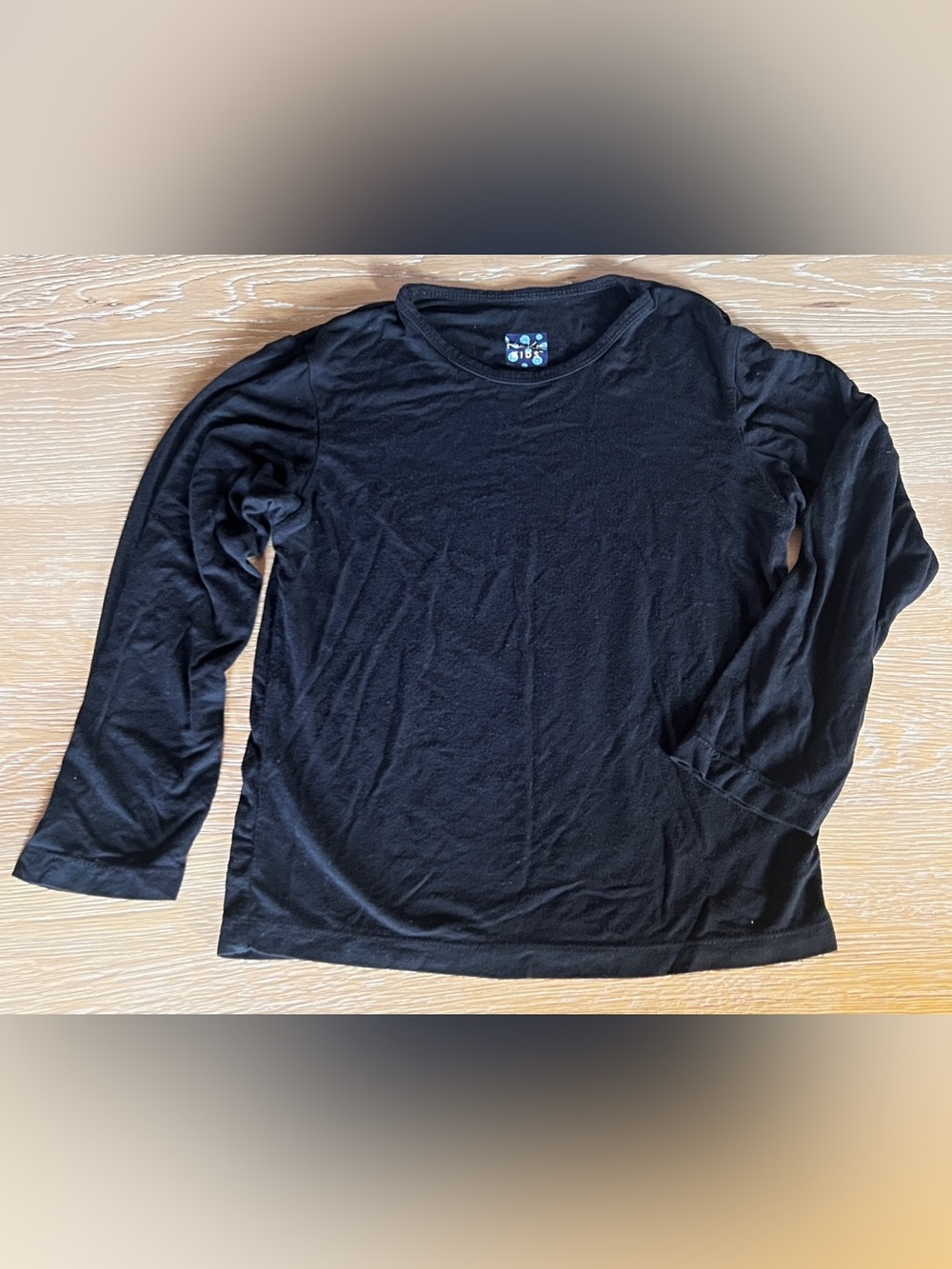 🐼🖤KICKEE PANTS BLACK LONG SLEEVE JERSEY TEE🖤🐼